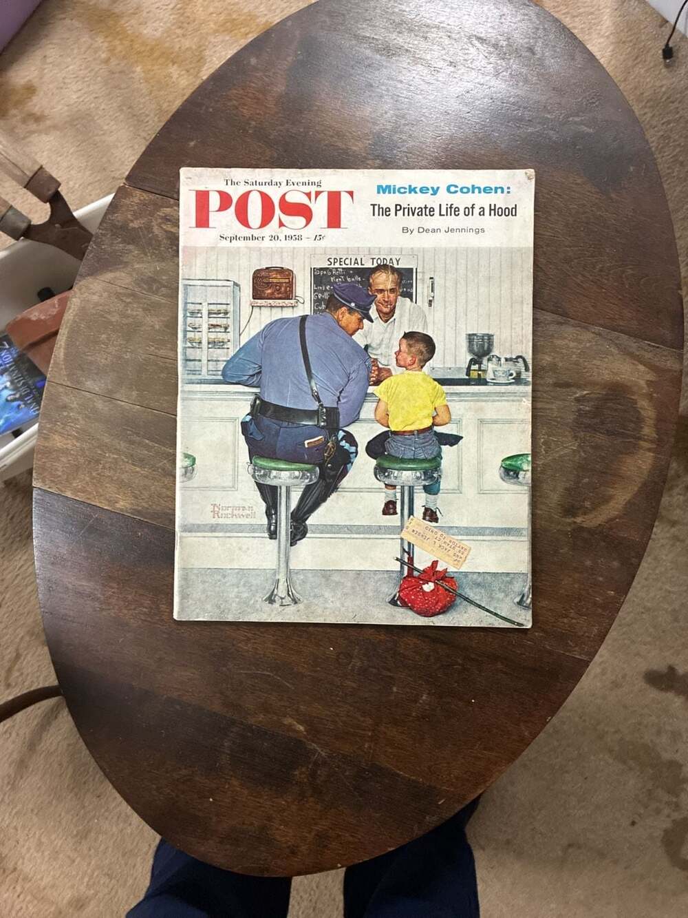 The Saturday Evening Post Magazine September 20 1958 Norman Rockwell